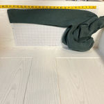 Talbots Cardigan Sweater Women Size XS Forest Green Ruffle Cashmere Lagenlook Photo 6