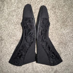 Seychelles  Black Lace Wedge Heel Pumps Women's‎ Dress Shoes Classic size 10 Photo 4