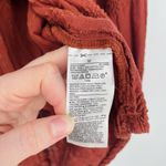 Old Navy boho terracotta peasant tunic top embroidered tiered button down size M Photo 5