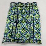 Vera Bradley  Green & Blue Floral Fabric Backpack Bag Drawstring Boho Daisy Photo 0