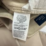 Gap  women’s 4/27 Cream Tan Faux Vegan Leather Pants Stretchy Photo 6