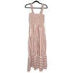 Marine layer  Selene Double Cloth Striped Maxi Dress Women's Size Medium Photo 2