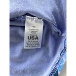 Fresh Produce Women’s Purple & Blue Rectangle Ruffle Cotton Long Sleeve Sz 1X Photo 2