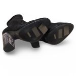 Bamboo  NightLife Stiletto Vegan Suede Booties Photo 5