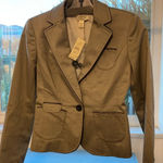 Loft Ann Taylor Silver‎ Pinstripe Blazer NWT Photo 2