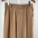 Rachel Zoe NEW  Wide‎ Leg Trouser Pants in Brown Size Medium Photo 1