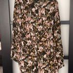 Joan Vass  Abstract Long Blouse Oversized L Photo 0