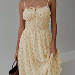 Princess Polly  Pearle shirred cream floral maxi dress  Photo 0