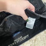 American Eagle Black Crochet Hi-Rise Shortie Shorts Photo 5