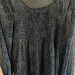 O'Neill Blue Patterned Sheer Blouse/Dress Photo 3