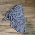 Blue and White Striped Long Sleeve Blouse Size undefined Photo 5
