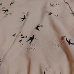 Reitmans Size Medium M Pale Pink Blouse Shirt Sheer Wrap Tie Button Chic Pastel Photo 3