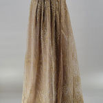 Hello Molly  Gold Sequin Halter Prom Dress Small Open Back Formal High Slit NEW Photo 0