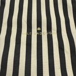 Lele Sadoughi Two  Black White Gold Striped Pouch Headband Storage Dust Bag 7 x 8 Photo 1