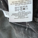 Lucky Brand  High Rise Zoe Straight Jeans in Nopah Fray Faded Black Acid Wash | 8 Photo 9