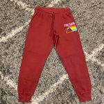 Pink Floyd Maroon Cropped Hoodie Sweatpants Sweatsuit Size XS Photo 2