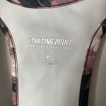 Starting Point SZ XL purple floral print racerback sports bra Photo 2