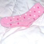 Two pairs of Prosecco cozy socks. Pink/cream. NIB. Size5 Photo 2