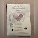 Hanes  Silk Reflections Vtg Thigh High Stockings Style 720 Size E-F Barely Black. Photo 3
