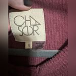 Chaser  NWT long sleeve burgundy tshirt dress Photo 1