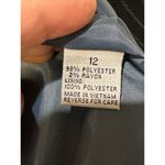 Travis Ayers Navy Pinstripe Blazer Jacket Size 12 EUC Professional Office Dressy Blue Photo 2