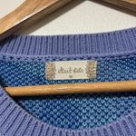 Altar'd State Altar’d State Waves Abstract Sweater Size Medium Blue Purple Funky Retro Cowgirl Photo 1
