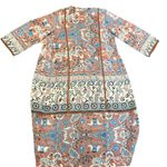 Soft Surroundings sheer paisley print bohemian kimono duster size medium Photo 8