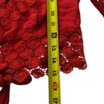 Self Esteem Sef Esteem Rust Embroidered Crop Top Women Junior Size Medium | 68-19 Photo 5