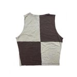 The Kript  Brown & Beige Color Block Tank Top Size Small Photo 1