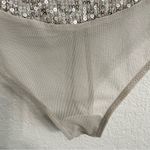 Free People NWT Womens Bodysuit Silver Sparks Fly Bodysuit Sequin Size Small Photo 7