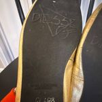 Diesse vintage gold leather ballet flats size 6 Photo 7