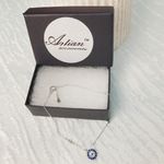 Antian accessories™ 925 Silver Evil Eye Bracelet Blue White Durable Design Photo 3