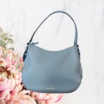 Kate Spade π Vivian Mulberry Street Hobo Shoulder Crossbody Bag Dusty Blue Photo 1