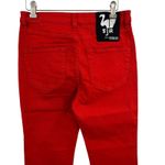 Free People  x‎ Sandrine Rose Red Jeans 28 New Photo 3