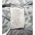 American City Wear  Ladies Black White Blouse Plus Size 1X Stretch Cold Shoulder Photo 7