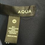 AQUA Midnight Blue Asymmetrical Dress Photo 5