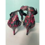 Fioni Colorful Floral Print Sandals with Straps Shoes Size 9 S Photo 2