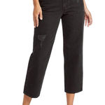 Universal Threads Universal Thread High Rise Vintage Straight Distressed Black Jeans Womens 4 / 27 Photo 0