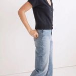 Madewell ✨ Linden Scoop Sweater Dark Baltic Sz Medium Tee✨ Photo 1