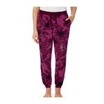 secret treasures NWT Women’s 3X Floral Velour Jogger Sleep Pants Super Soft Plus Photo 4