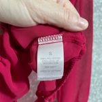 Bisou Bisou Women's Red Sheer Lace Cutout Shoulder Wrap Top - Size Small - Goth Photo 4