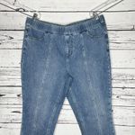 Isaac Mizrahi Live! NWT 18WP Medium Vintage Blue Denim Straight Leg Ankle Jeans Photo 1