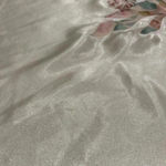 Vintage Val Mode Lingerie Ivory Satin Floral Sleeveless Slip Chemise Size L Photo 1