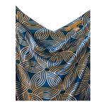 Banana Republic drape neck blue and white chain dress womens medium Photo 4