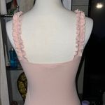 Double Zero  Pink Ruffled Bodysuit Photo 3