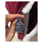 Windsor Dark Red Velvet Maxi Dress Size Large — Holiday / Wedding Guest Photo 7