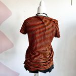 Scotch & Soda Orange‎ Striped Sparkly Top, Alt, Emo, Punk, Indie Sleaze, Medium, Scene Kid Photo 2