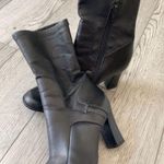 Arturo Chiang Vintage y2k  Black genuine leather sock style ankle boots Photo 1