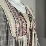 Knox Rose  Boho Fringe Kimono Shawl Photo 2