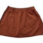 Aerie Offline  Skirt Womens Medium Rust Color Pockets Stretch Lounge Photo 0